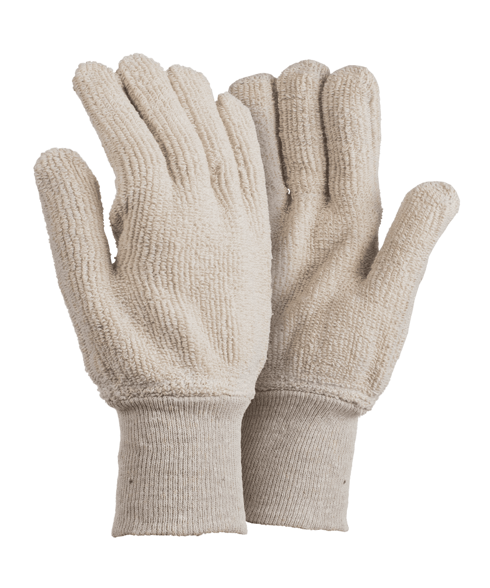 Towelling Knit Wrist Gloves