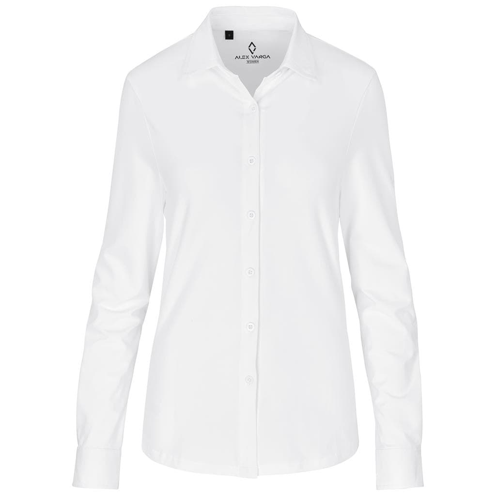 Ladies Long Sleeve Alex Varga Cronus Knitted Shirt 3