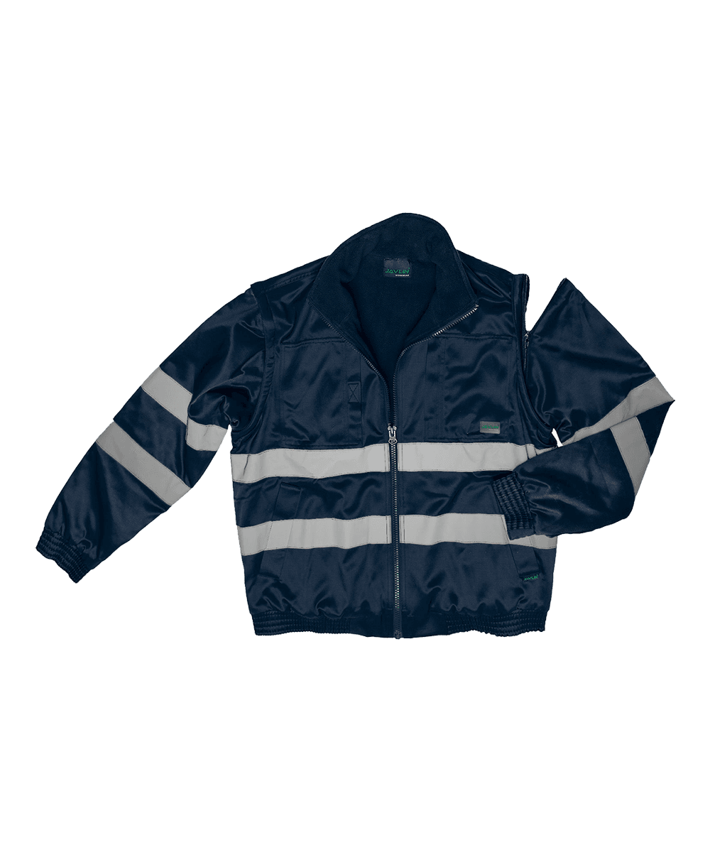 Hi-Vis Fleece Lined Bomber Jacket 1