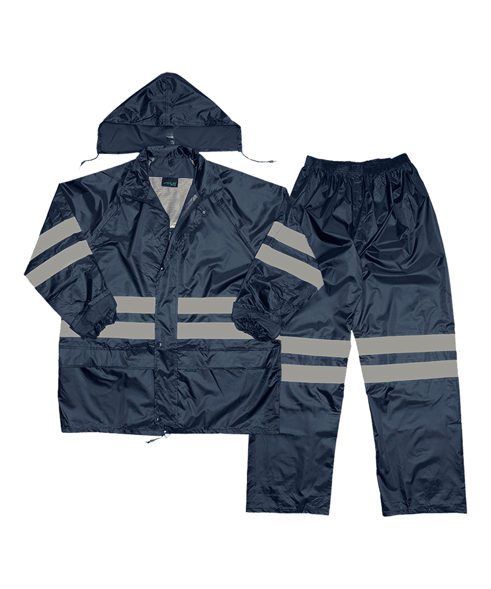 Polyester PVC Reflective Rain Suit 1