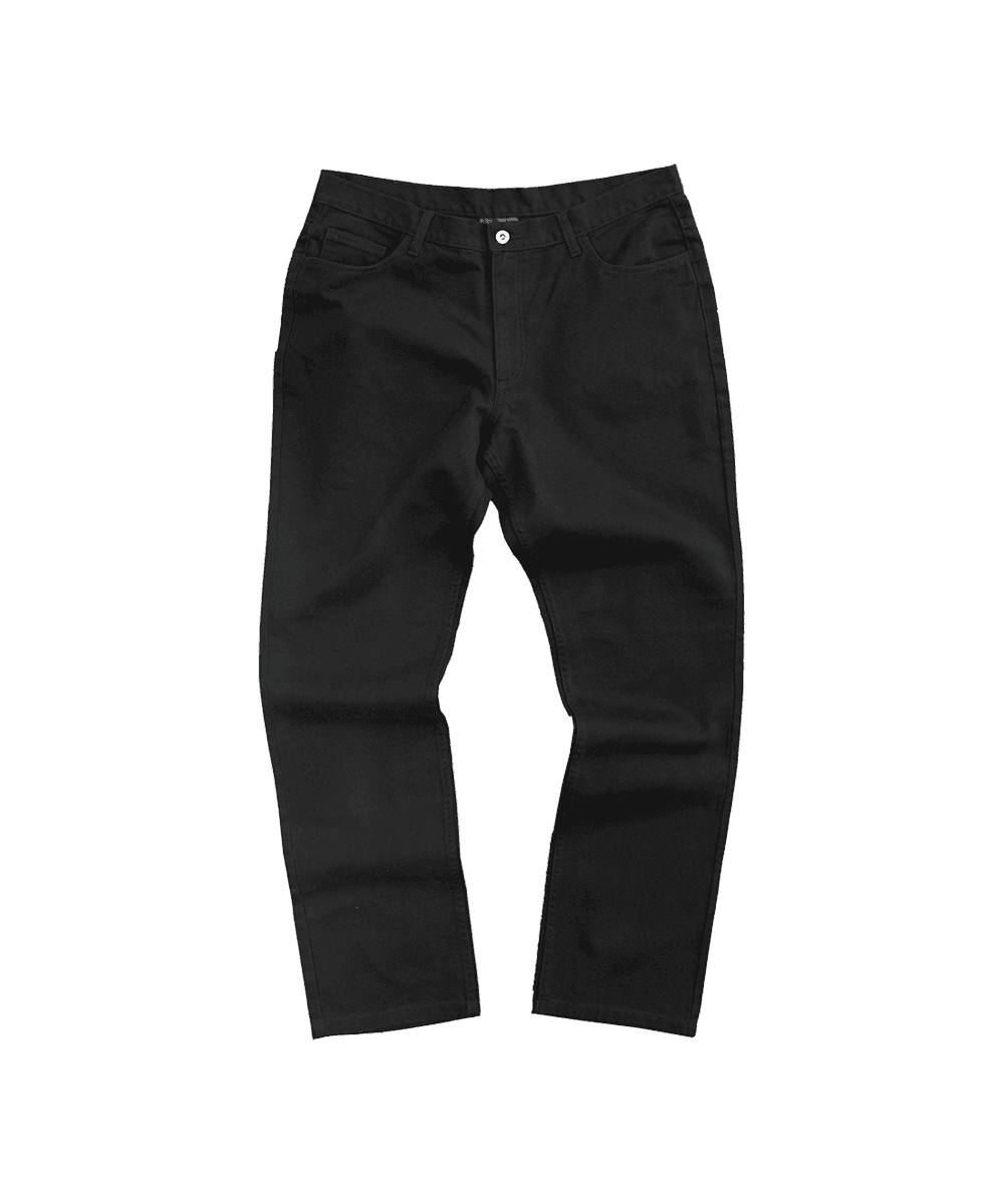 Men’s Black Denim Work Jeans – Classic Fit 1