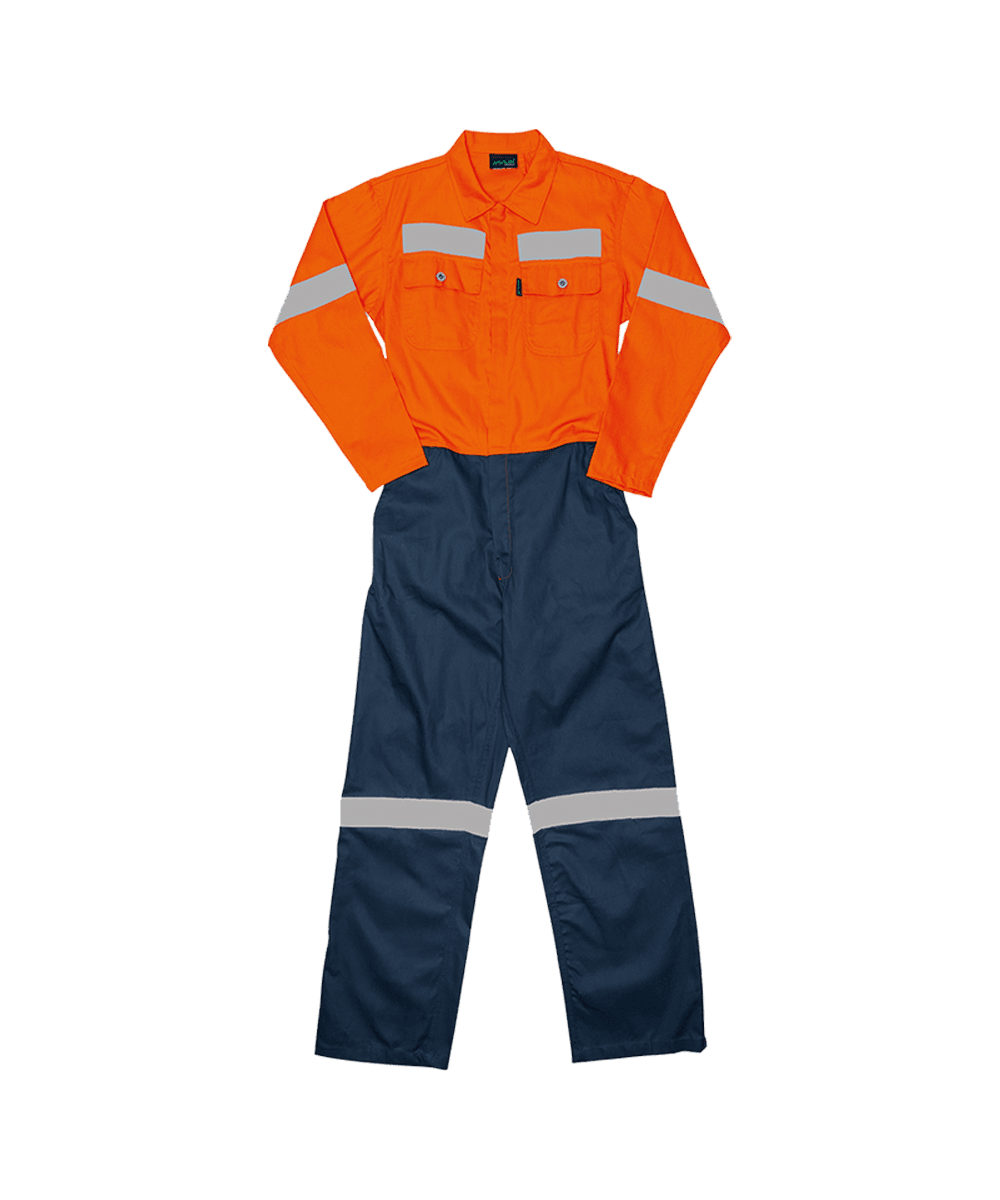 J54 Reflective Two Tone Boiler Suit 1