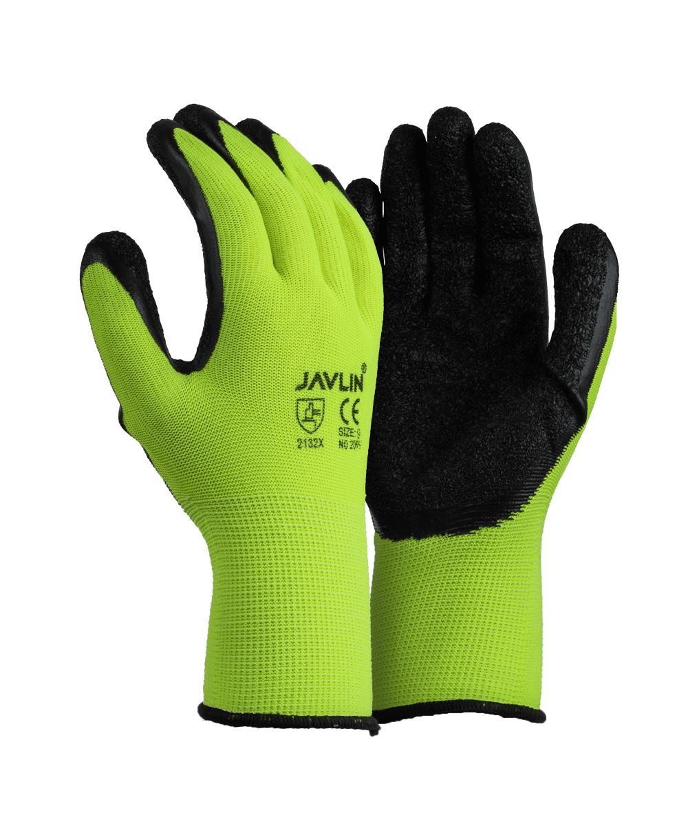 Hi-Vis Micro Latex Coated Flexi Gloves 1