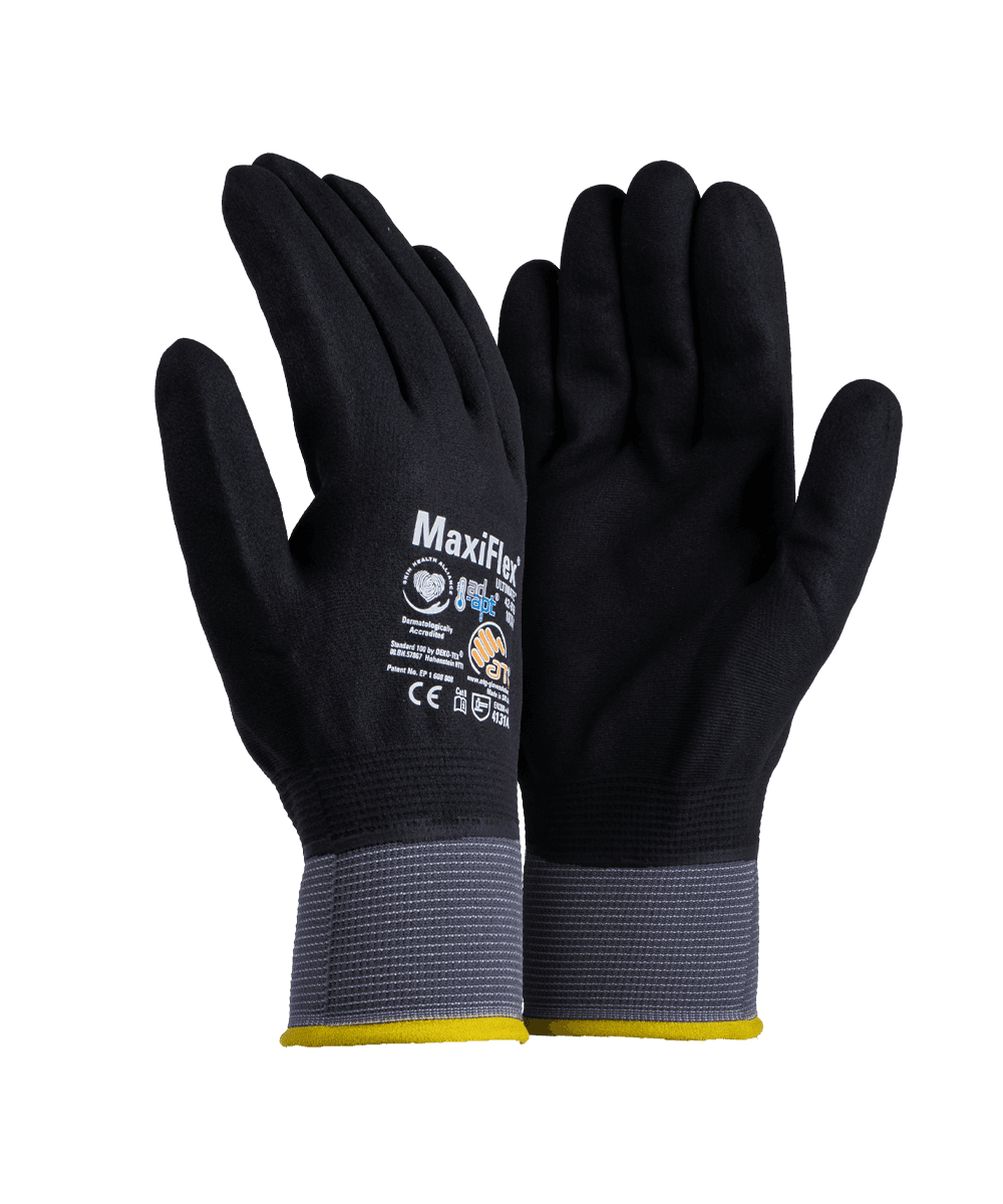 Maxiflex Fully Dipped Microfoam Nitrile Coated Gloves