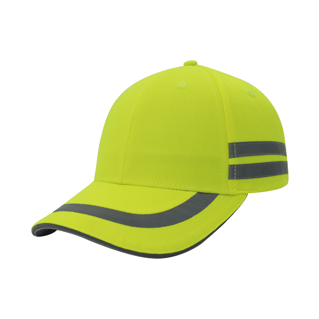 Hi Vis 6 Panel Cap 2