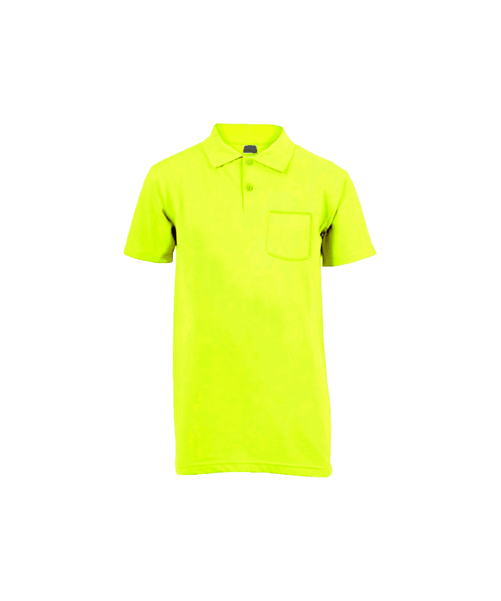 End Of Range - Hi-Viz Polo Shirt Yellow 1