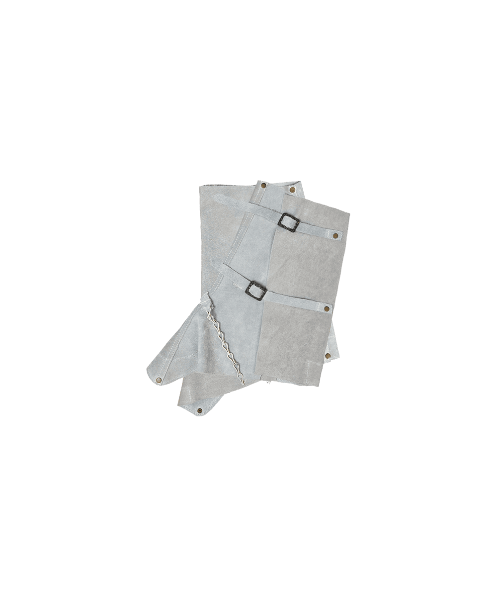 Chrome Leather Knee Length Spats 1