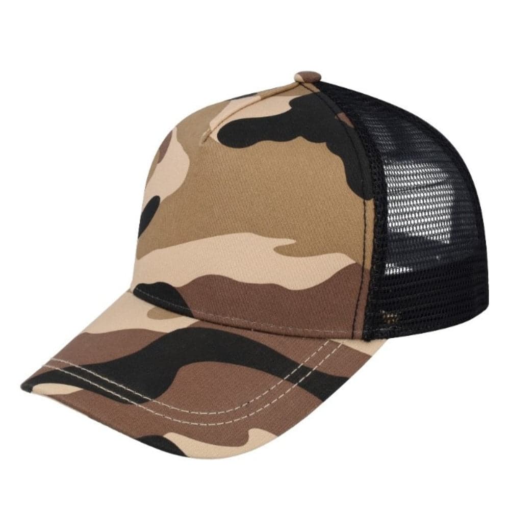 MAC Trucker Cap - Camo Brown/Black 19