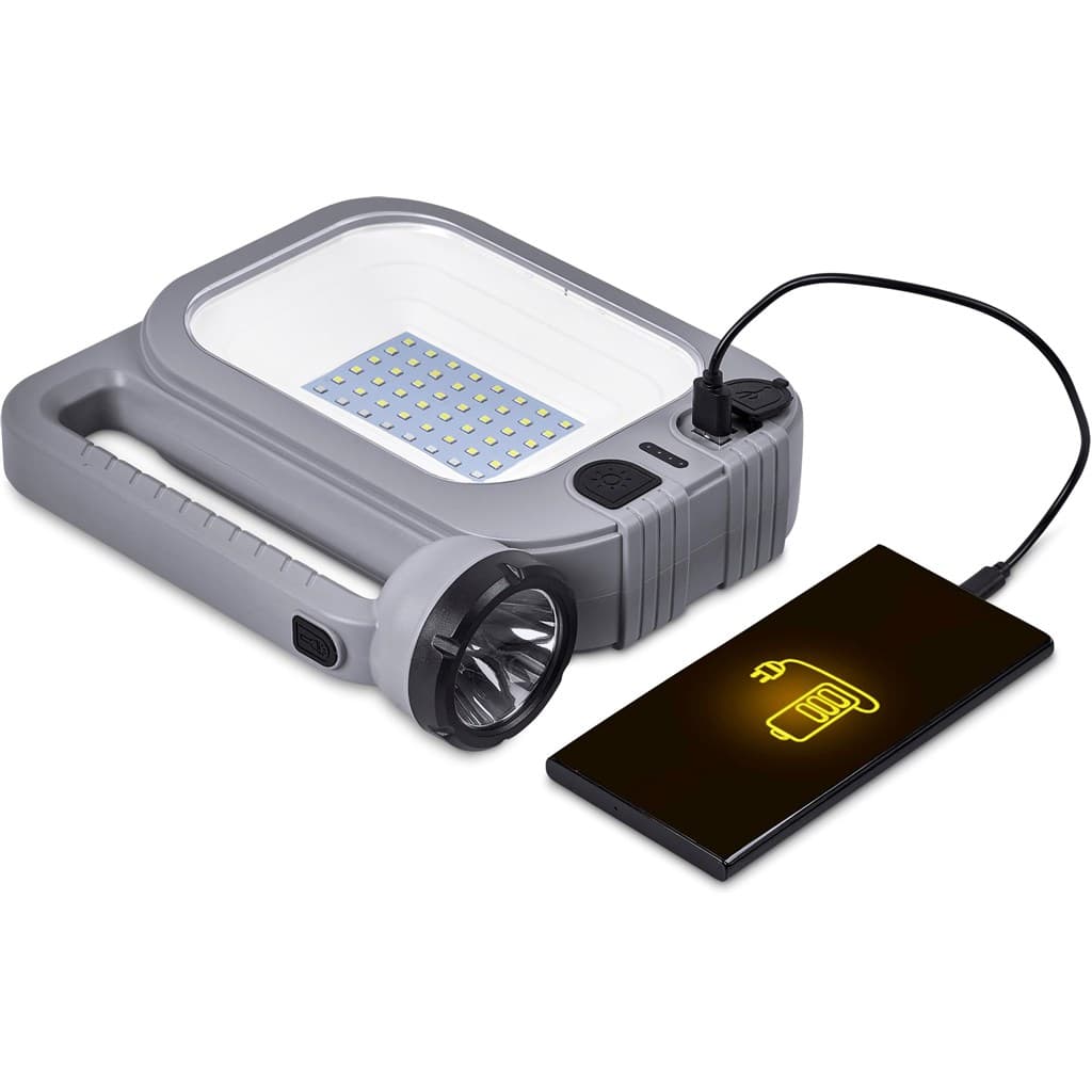 Swiss Cougar Hanoi Solar Lantern & Power Bank - 2,400mAh 8