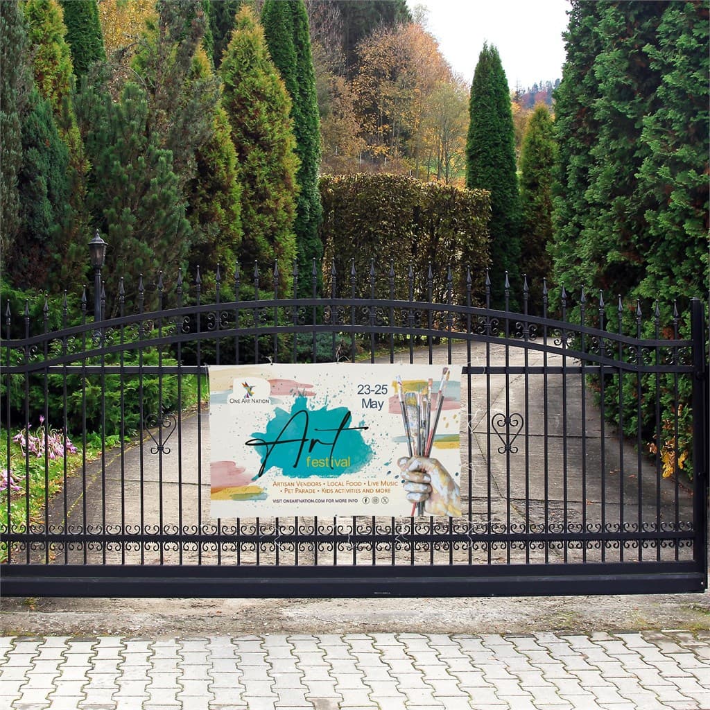 Sublimated Display Fabric Banner 2m x 1.2m 2