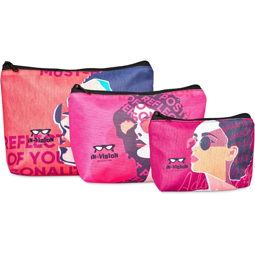 Hoppla Leanne Recycled PET Stitch-Bond Mini Toiletry Bag 10