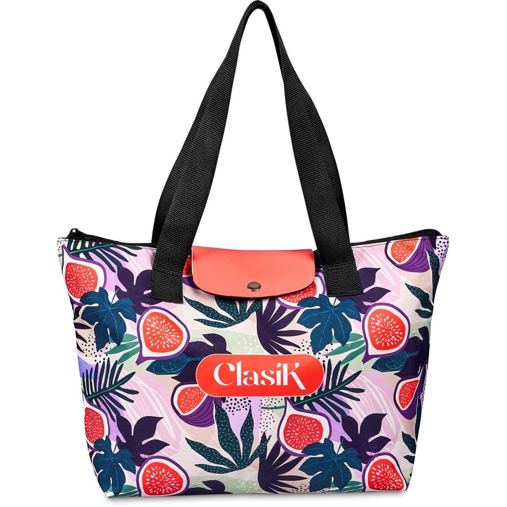 Hoppla Rosebank Polyester Roll-Up Tote Bag 2
