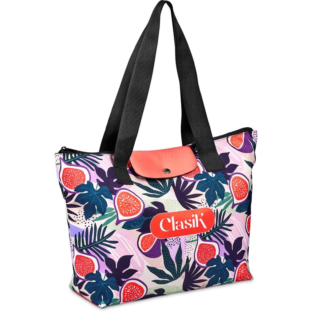 Hoppla Rosebank Polyester Roll-Up Tote Bag 1