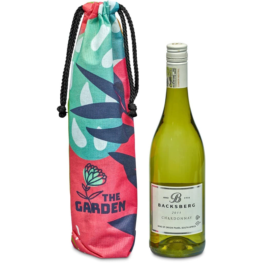 Hoppla Tipsy RPET Wine Bottle Drawcord Bag 2