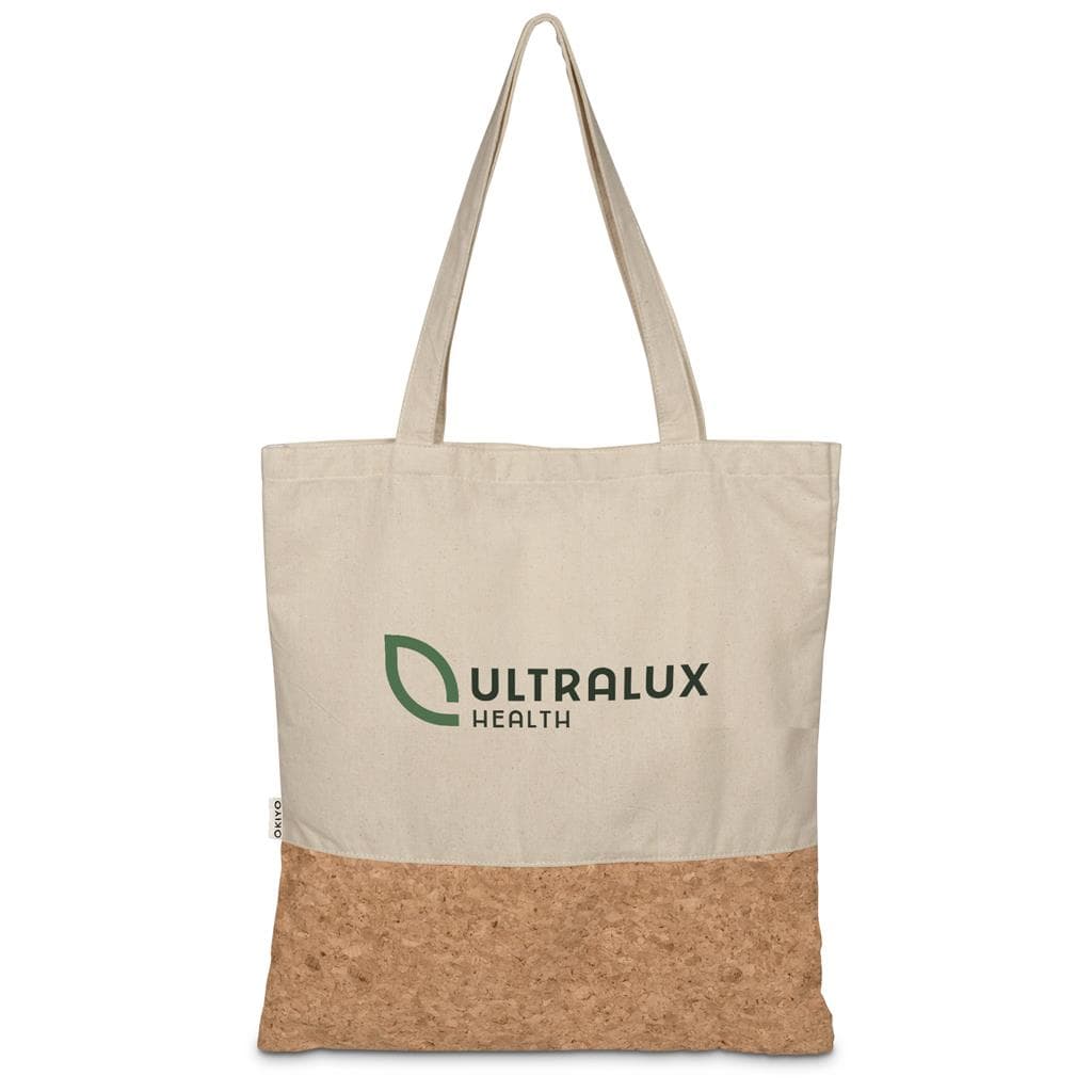 Okiyo Shukaku Cork & Cotton Shopper 7