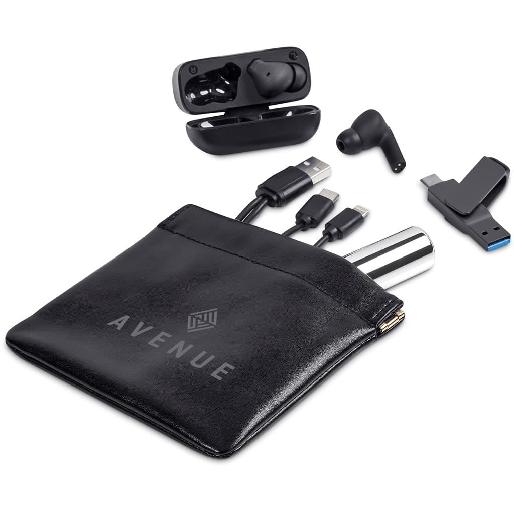 Eva & Elm Plush PU Tech & Accessory Pouch 2