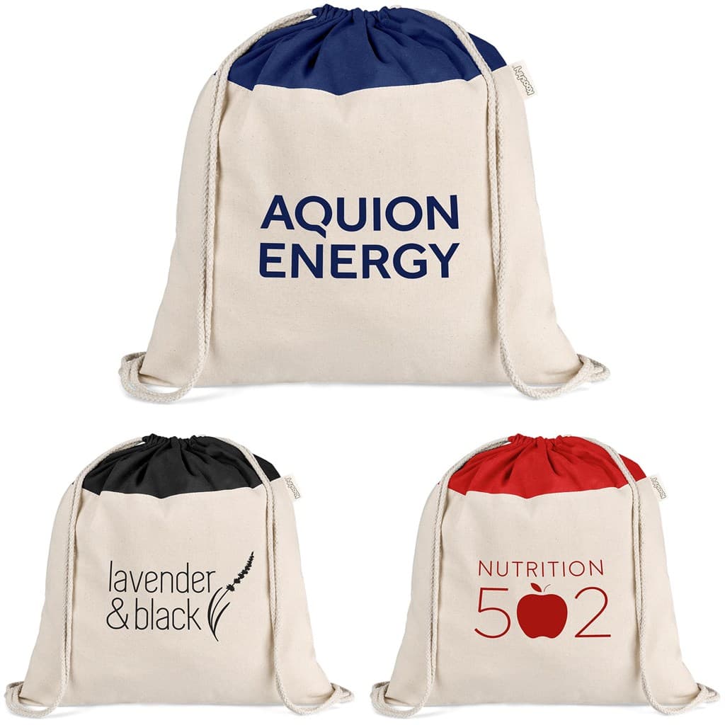 Kooshty Dominica Jumbo Cotton Drawstring Bag 1