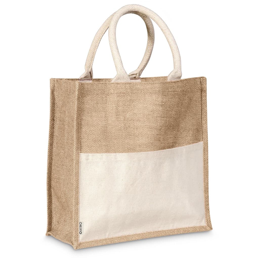 Okiyo Kachi Jute & Cotton Tote 3