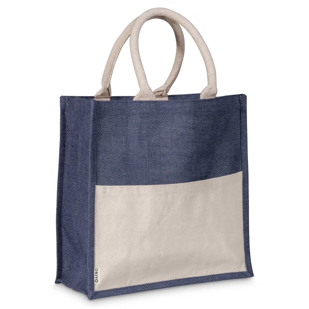 Okiyo Kachi Jute & Cotton Tote 5