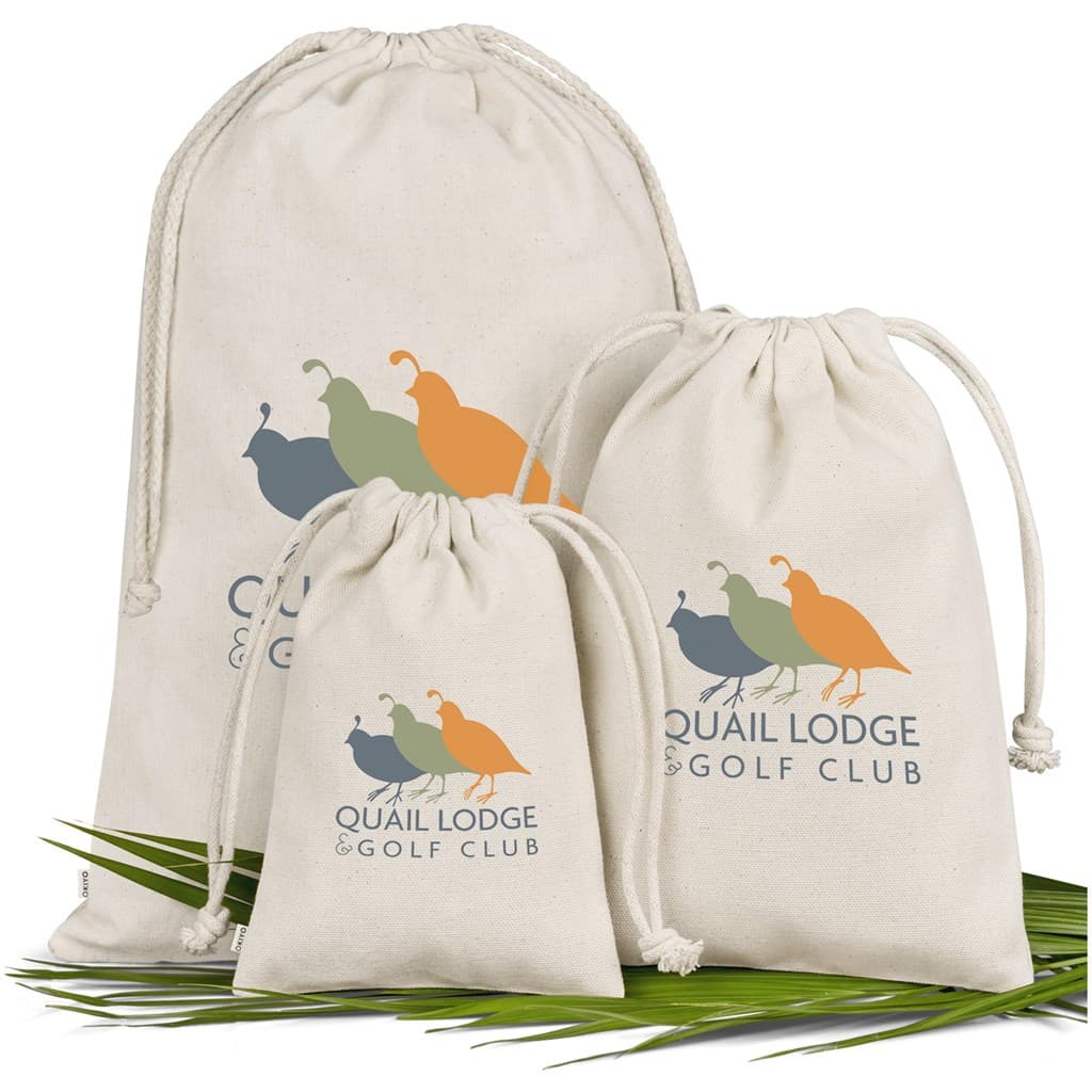 Okiyo Chikara Maxi Cotton Drawstring Pouch 4