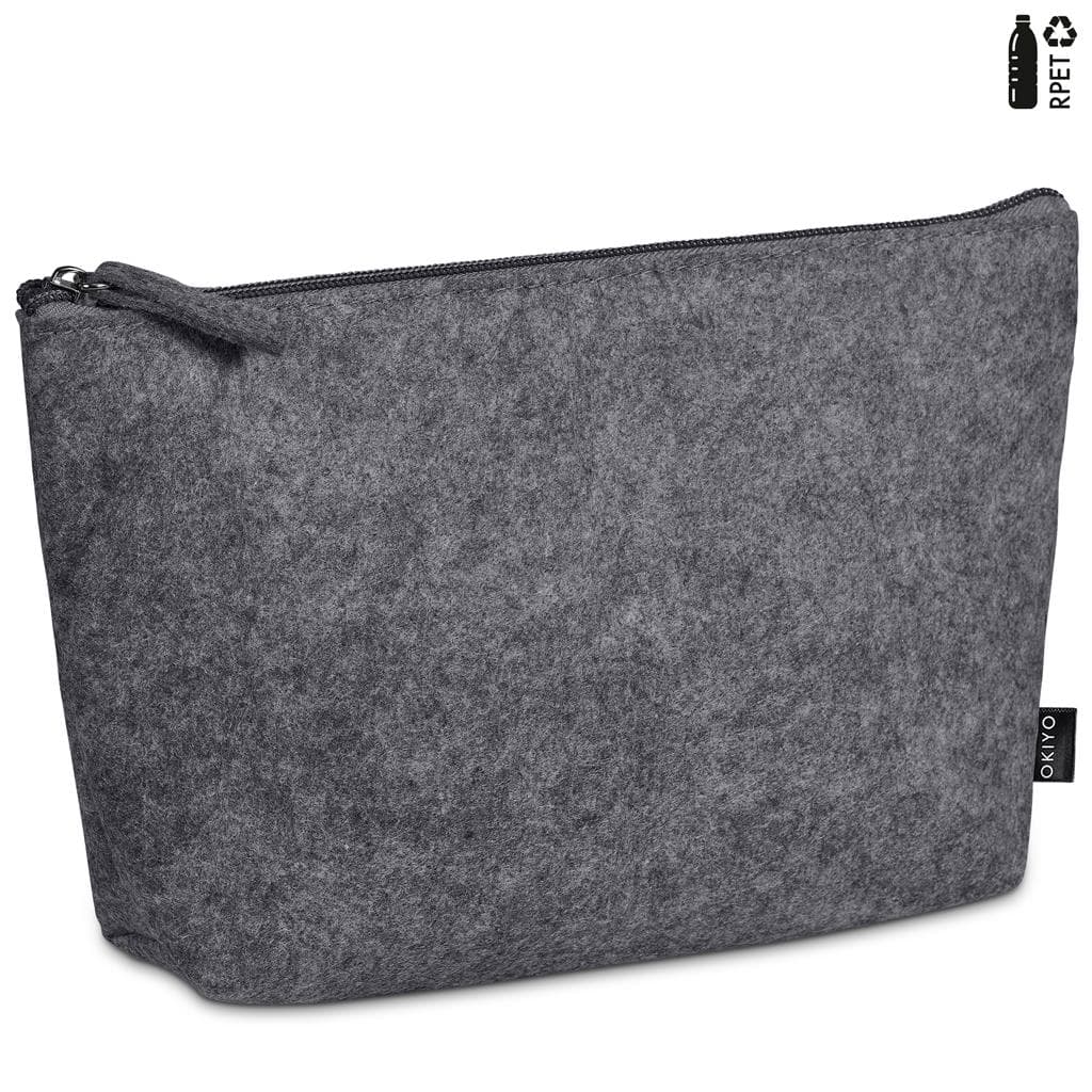 Okiyo Kesho Recycled PET Felt Mini Cosmetic Bag 3