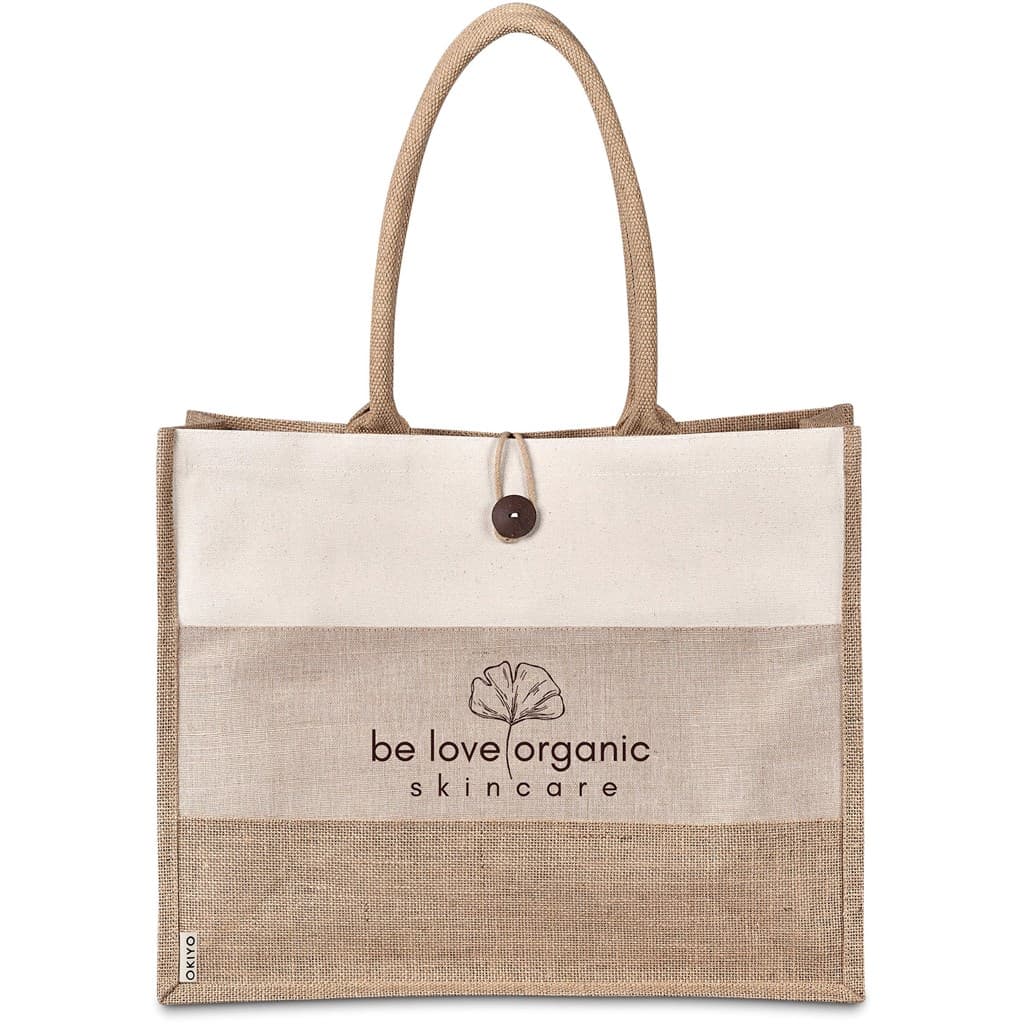 Okiyo Fukei Jute & Cotton Tote 3