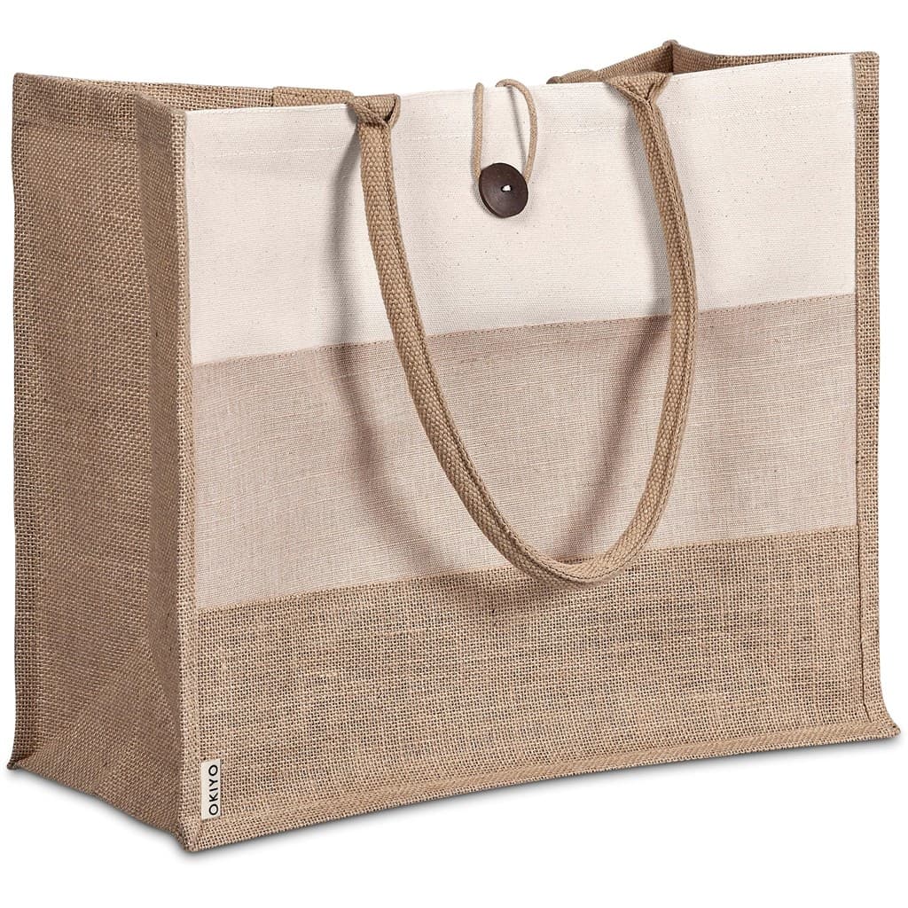 Okiyo Fukei Jute & Cotton Tote 2