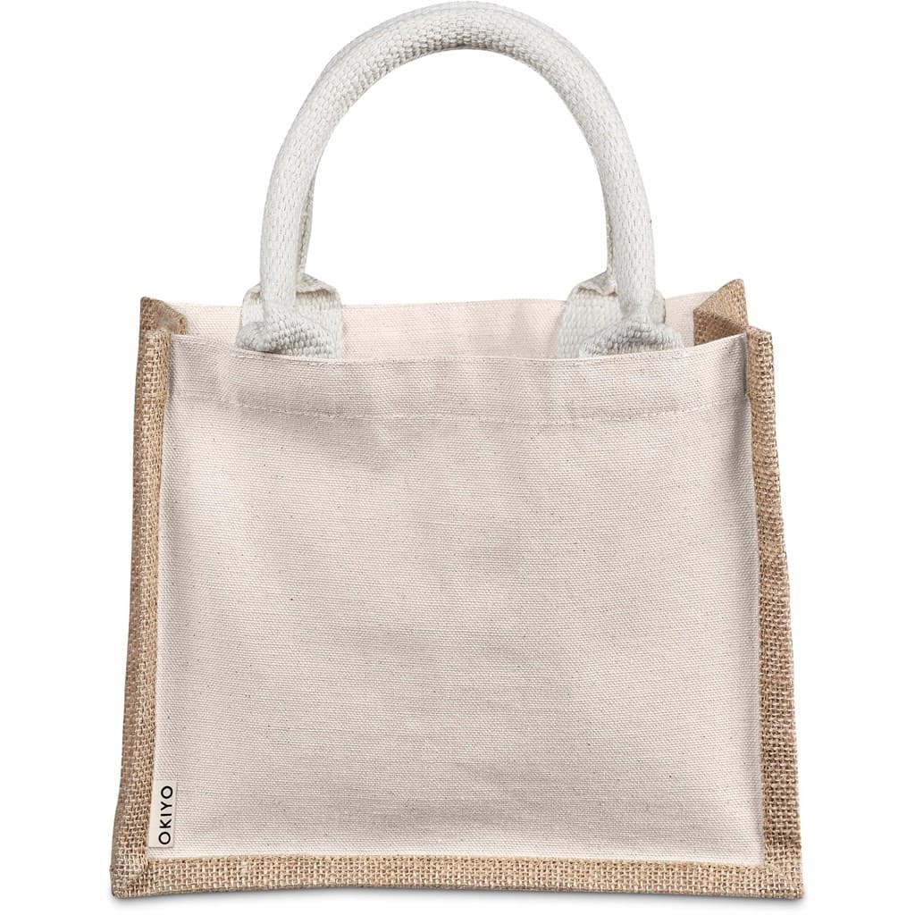 Okiyo Chinsai Mini Jute & Cotton Gift Bag 9