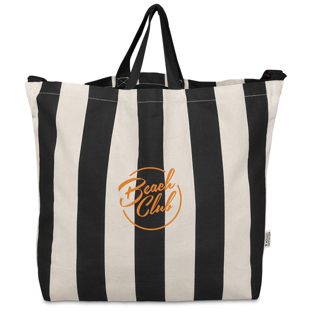 Okiyo Natsuri Recycled Cotton Canvas Large Beach Bag 6