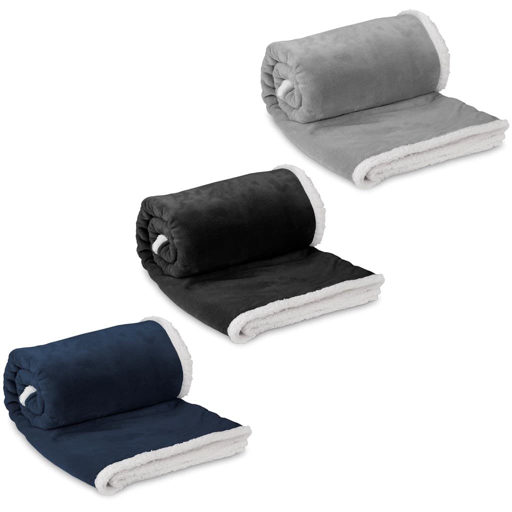 US Basic Mckinley Sherpa Fleece Blanket 6
