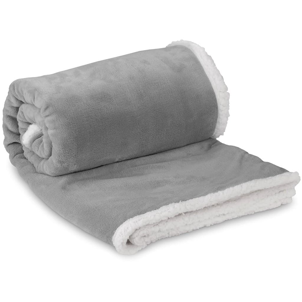 US Basic Mckinley Sherpa Fleece Blanket 10