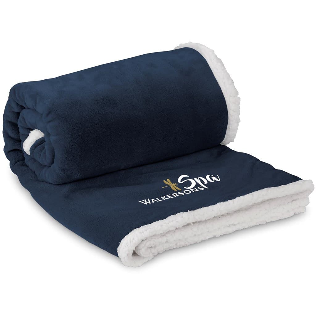 US Basic Mckinley Sherpa Fleece Blanket 11