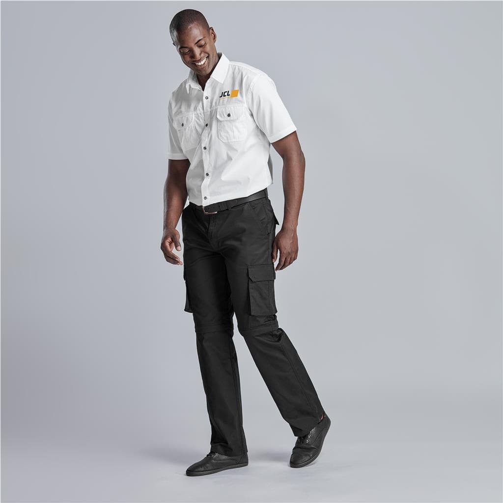 Mens Cargo Zip Off Pants 1