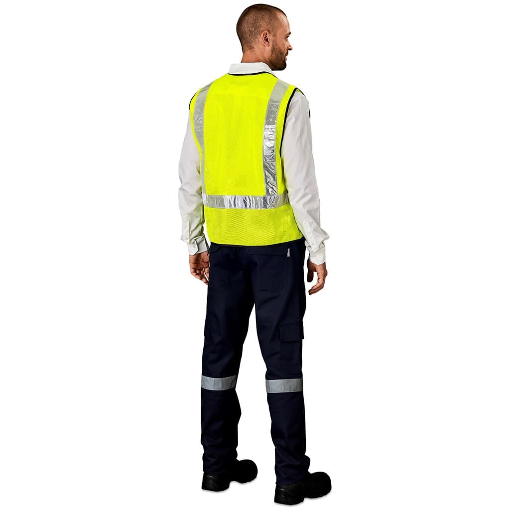 Airport Hi-Viz Reflective Full Zip Vest 2