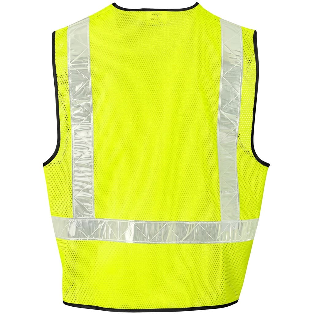 Airport Hi-Viz Reflective Full Zip Vest 8