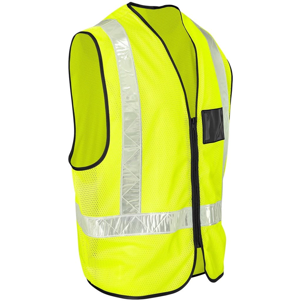 Airport Hi-Viz Reflective Full Zip Vest 7