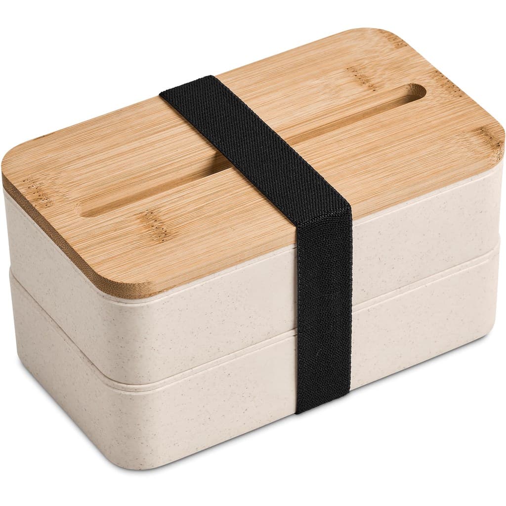 Okiyo Dura Wheat Straw & Bamboo Lunch Box Set 4