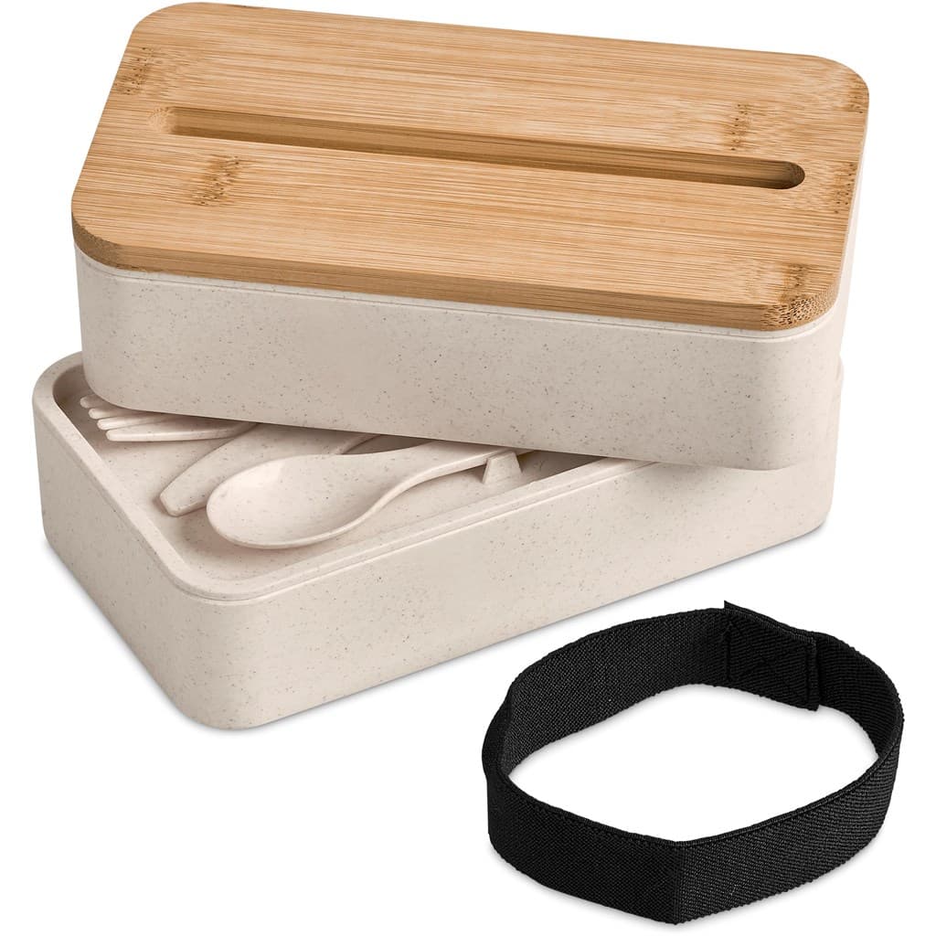 Okiyo Dura Wheat Straw & Bamboo Lunch Box Set 2