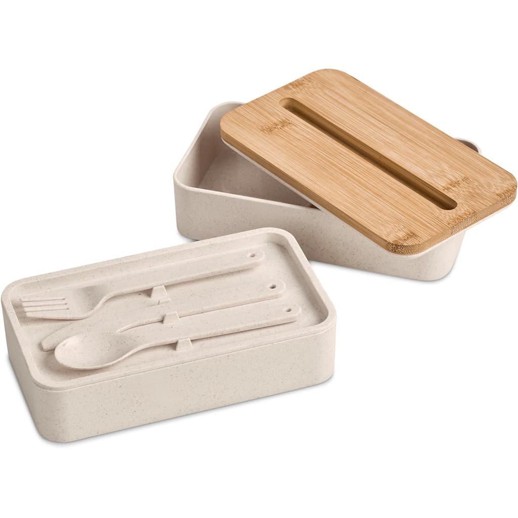 Okiyo Dura Wheat Straw & Bamboo Lunch Box Set 3