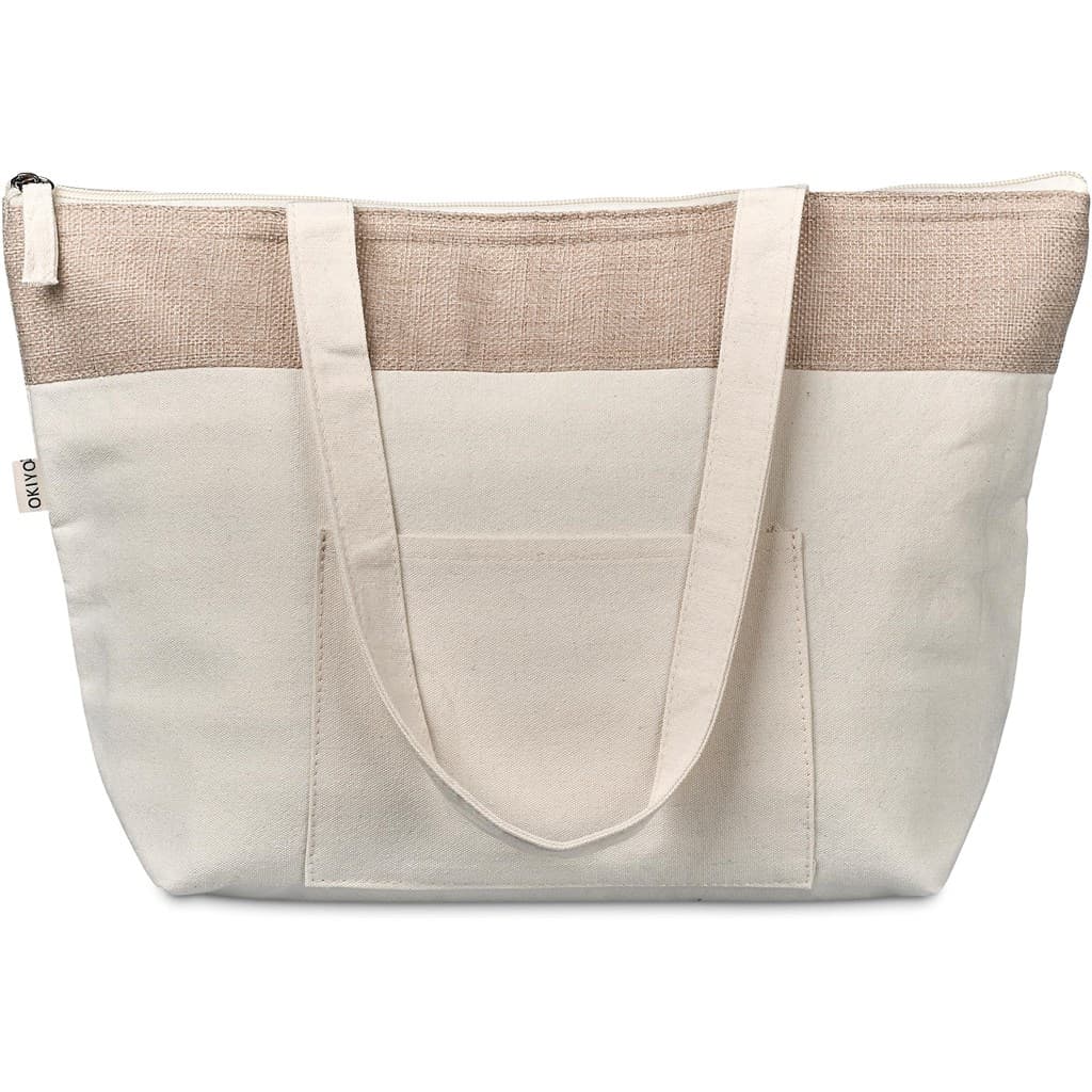 Okiyo Arshi Cotton & Jute 12 Can Lunch Cooler 5