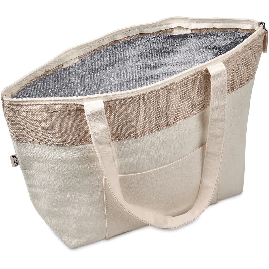 Okiyo Arshi Cotton & Jute 12 Can Lunch Cooler 12