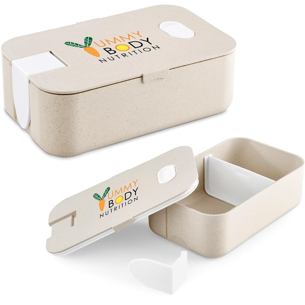 Okiyo Machi Wheat Straw Lunch Box 1