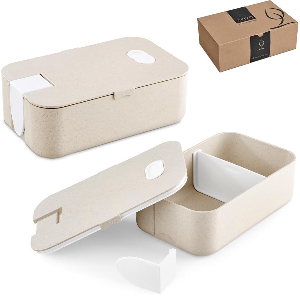 Okiyo Machi Wheat Straw Lunch Box 7