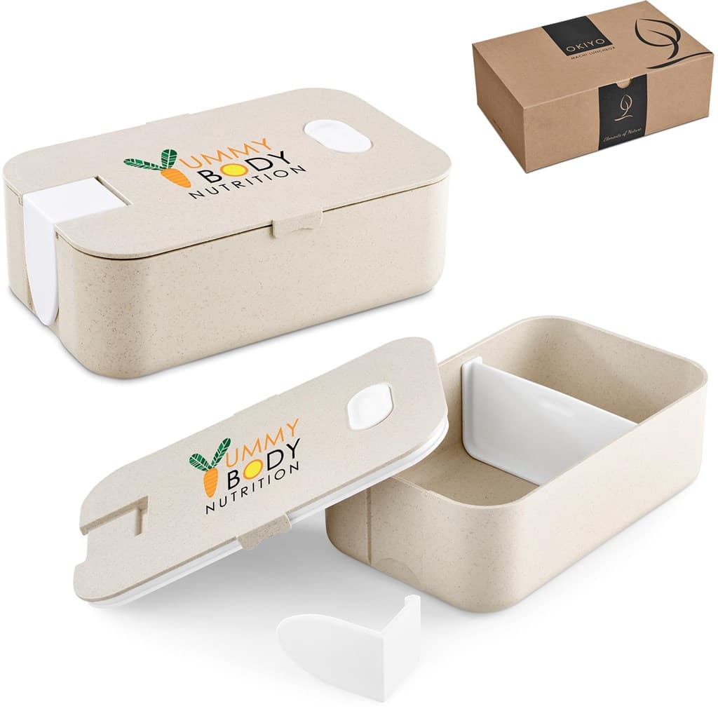 Okiyo Machi Wheat Straw Lunch Box 2