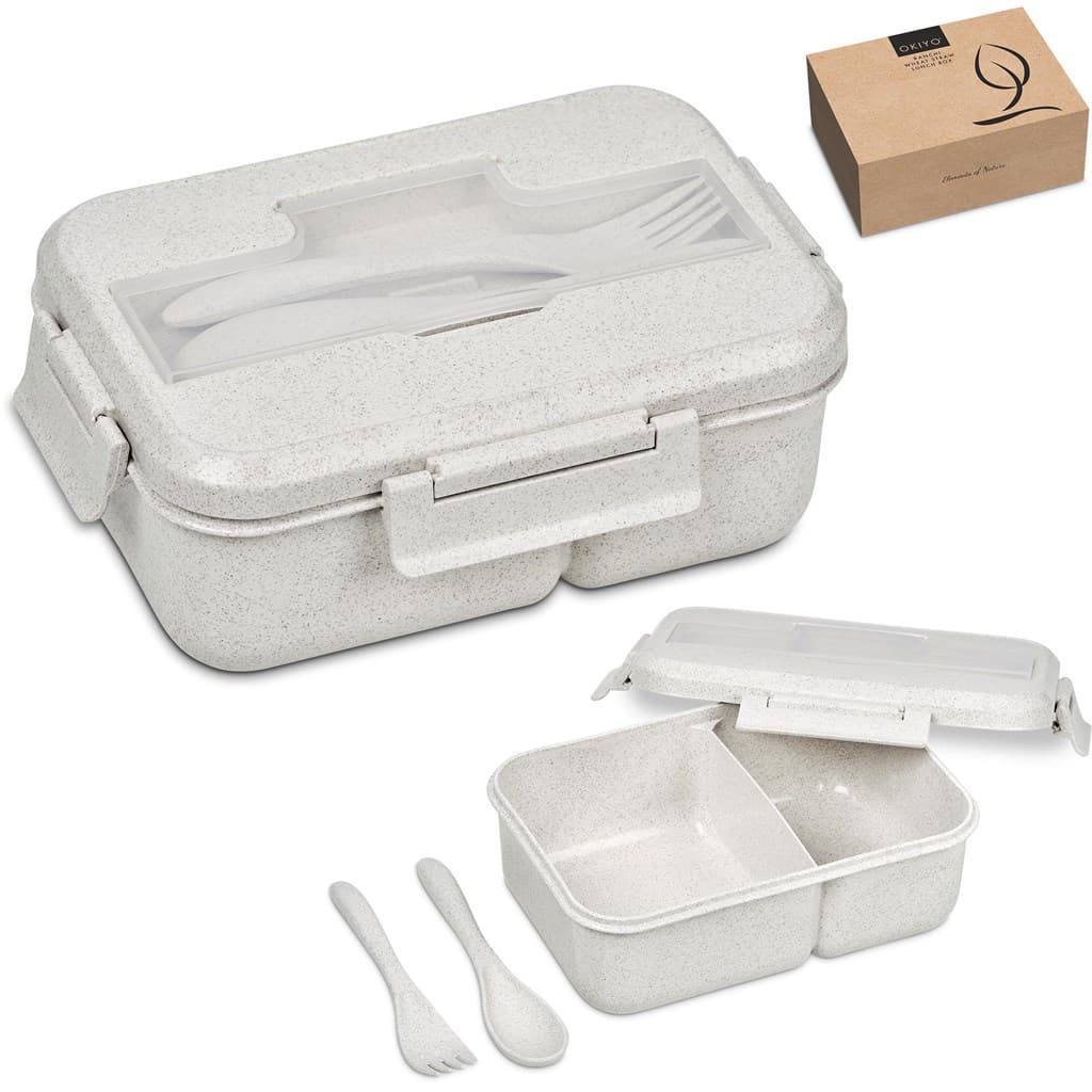 Okiyo Ranchi Wheat Straw Lunch Box Set 12