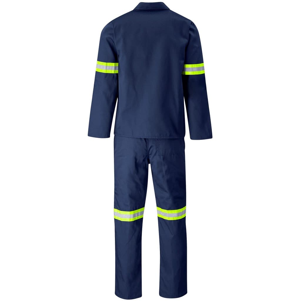 Trade Polycotton Conti Suit - Reflective Arms & Legs - Yellow Taped 5