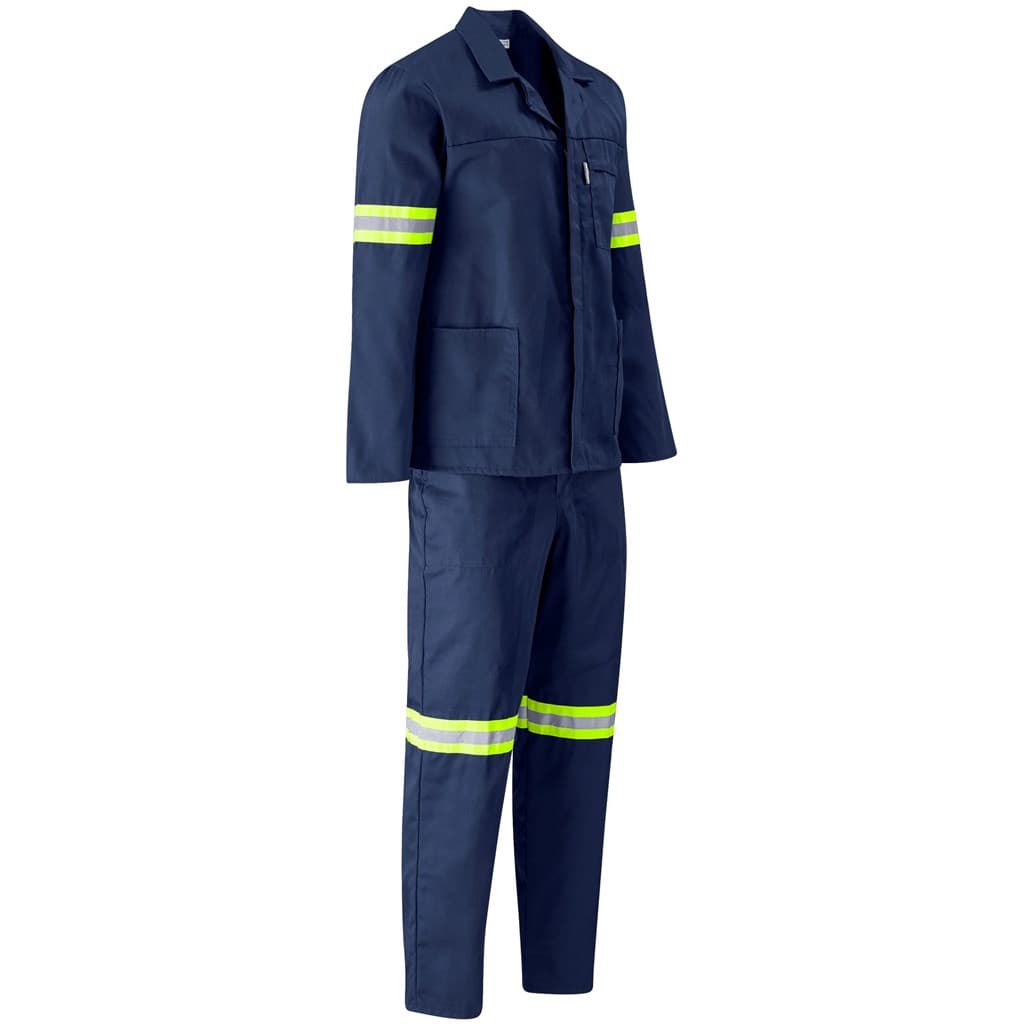 Trade Polycotton Conti Suit - Reflective Arms & Legs - Yellow Taped 6