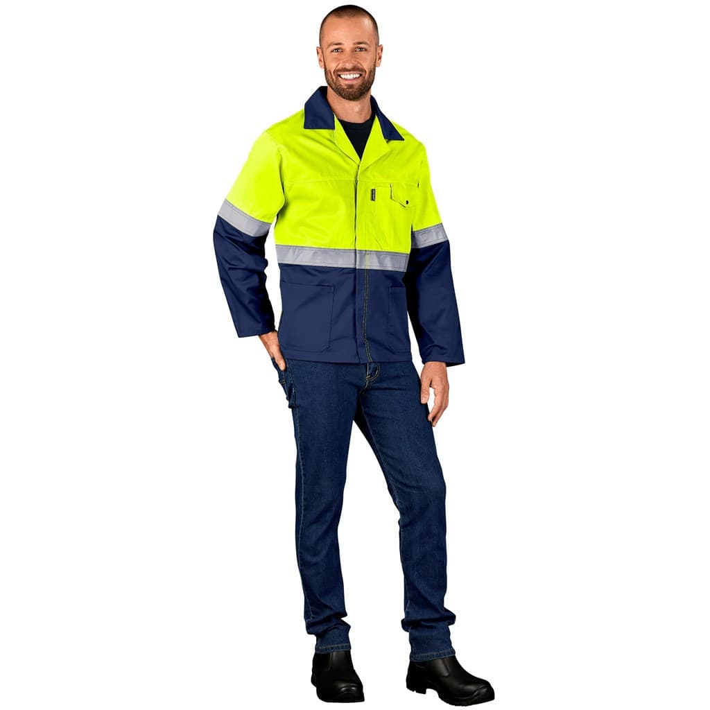 Traffic Premium Two-Tone Hi-Viz Reflective Jacket 28