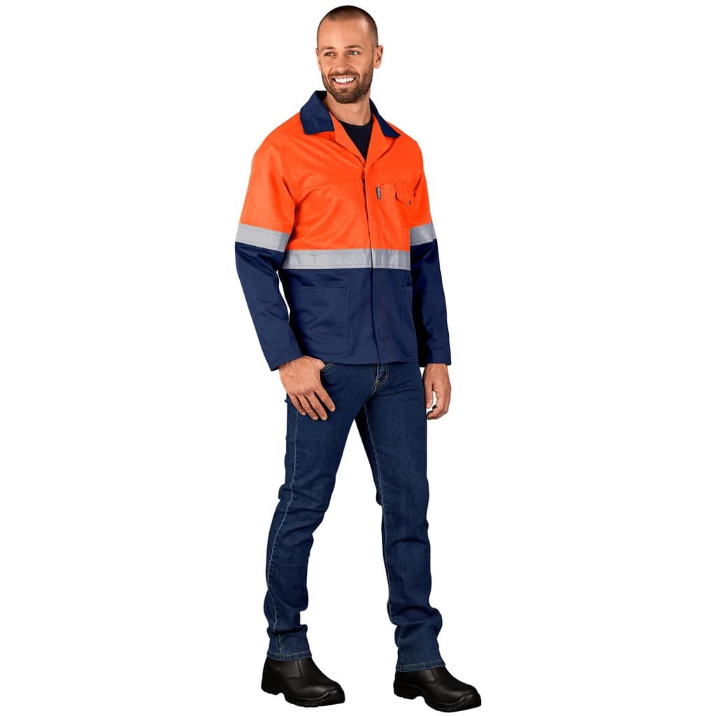 Traffic Premium Two-Tone Hi-Viz Reflective Jacket 2