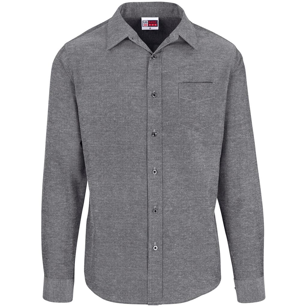 Mens Long Sleeve Oxford Shirt 2